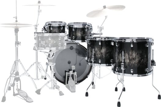 Drumkit Tama WBS52RZS-MPB Starclassic Walnut/Birch Lacquer Molten Platinum Burst Drumkit - 3