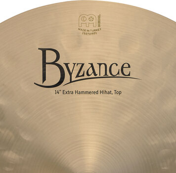 Hi-Hat činela Meinl B14EHH Byzance Extra Hammered 14" Hi-Hat činela - 9
