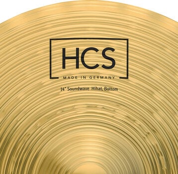 Hi-Hat Meinl HCS14SWH 14" HCS Soundwave Hi-Hat - 9