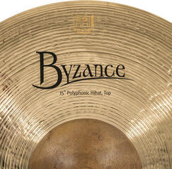 Hi-Hat Meinl B15POH-B 15" Byzance Polyphonic Hi-Hat - 7