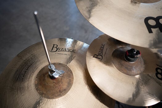 Cinel Hit-Hat Meinl B15POH-B Byzance Polyphonic 15" Cinel Hit-Hat - 14