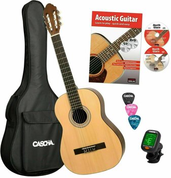 Klassisk guitar Cascha HH 2043 EN Classical Guitar 4/4 Bundle - 17