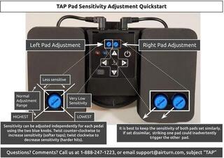 Būgno trigeris AirTurn Tap Drum Page Turner Būgno trigeris - 3