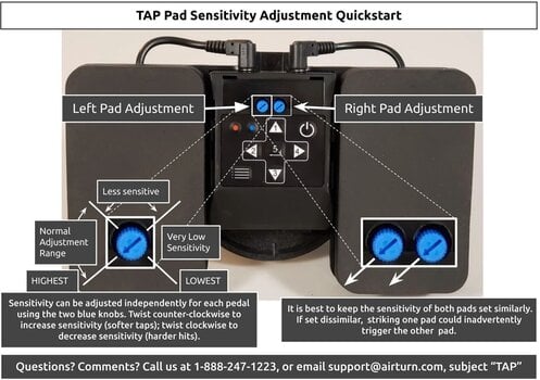 Drum Trigger AirTurn Tap Drum Page Turner Drum Trigger - 4