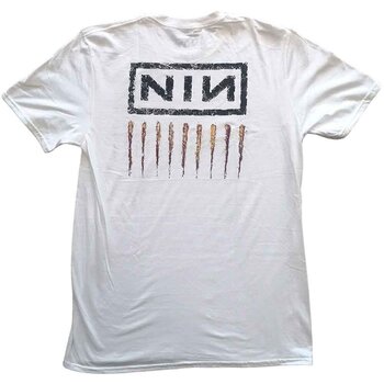 Tricou Nine Inch Nails Downward Spiral (Back Print) White S Tricou - 2
