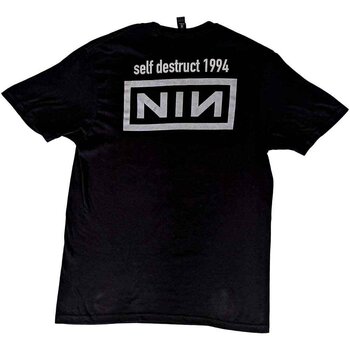 T-Shirt Nine Inch Nails Self Destruct '94 (Back Print) Black L T-Shirt - 2