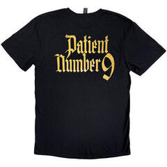 Skjorte Ozzy Osbourne Patient No. 9 Gold Logo (Back Print) Black XL Skjorte - 1