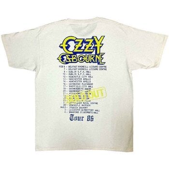Tricou Ozzy Osbourne The Ultimate Sin Tour '86 (Back Print) Natural S Tricou - 2