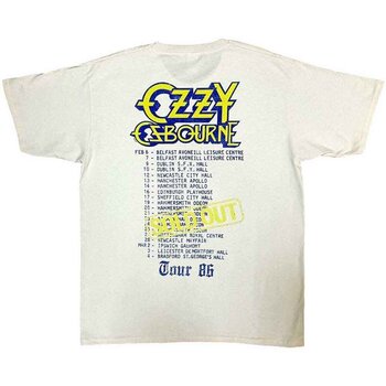 Tričko Ozzy Osbourne The Ultimate Sin Tour '86 (Back Print) Natural XL Tričko - 2