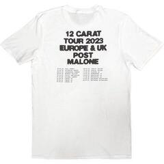 Tričko Post Malone Burn It Down 2023 Tour Dates (Back Print & Ex-Tour) White XL Tričko - 1