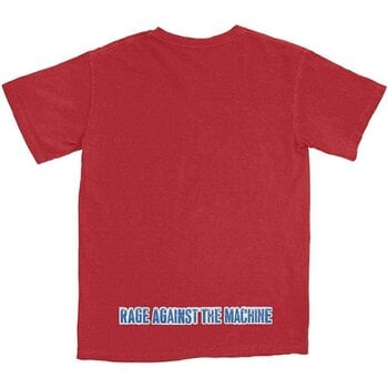 T-Shirt Rage Against The Machine Big E (Back Print) Red XS T-Shirt - 2