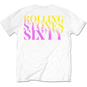 Shirt The Rolling Stones Sixty Gradient Text (Back Print) White M Shirt - 2