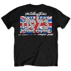 T-Shirt The Rolling Stones London European '73 (Back Print) Black 2XL T-Shirt - 1