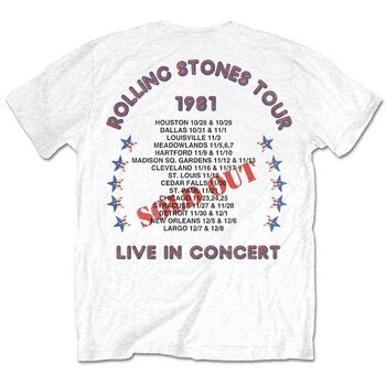 Majica The Rolling Stones 81 Tour Dragon (Back Print) White L Majica - 2