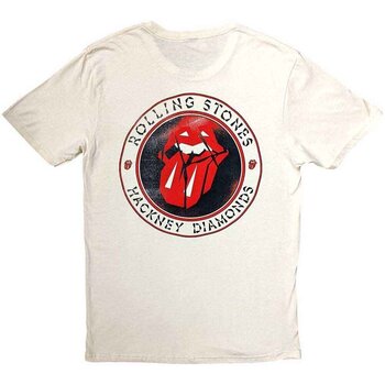 T-Shirt The Rolling Stones Hackney Diamonds Circle Label (Back Print) Natural L T-Shirt - 2