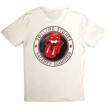 T-Shirt The Rolling Stones Hackney Diamonds Circle Label (Back Print) Natural 2XL T-Shirt - 2