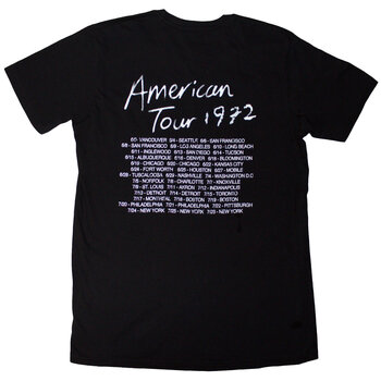 T-shirt The Rolling Stones Tour '72 (Back Print) Black 2XL T-shirt - 2