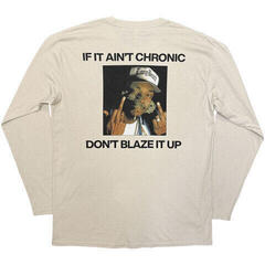 T-Shirt Snoop Dogg Middle Finger (Back Print) Sand 2XL T-Shirt - 1