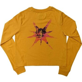 T-Shirt Slipknot The End, So Far Barcode (Back Print) Yellow S Damen T-Shirt - 2