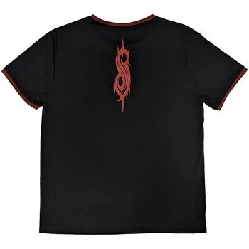 T-shirt Slipknot Logo (Back Print Ringer) Black XL T-shirt - 2
