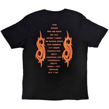 Camiseta de manga corta Slipknot Live at MSG Orange (Back Print) Black L Camiseta de manga corta - 2