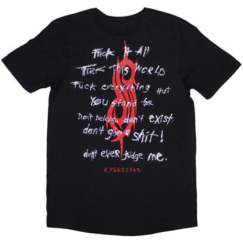 T-särk Slipknot F It All (Back Print) Black M T-särk - 2