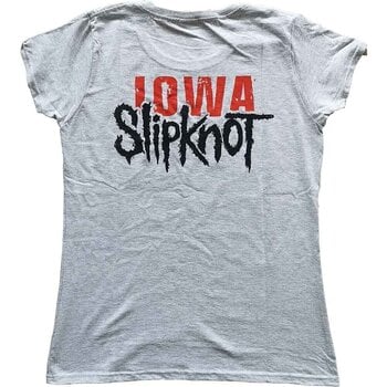 T-shirt Slipknot Iowa Goat Shadow (Back Print) Heather Grey S Femme T-shirt - 2