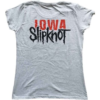 T-Shirt Slipknot Iowa Goat Shadow (Back Print) Heather Grey XL Ladies T-Shirt - 2