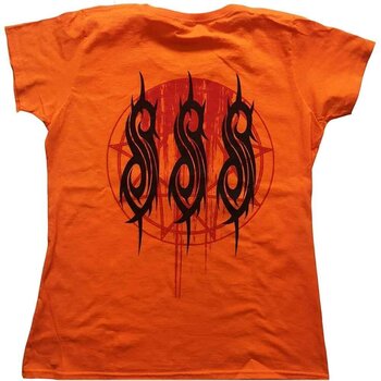 Košulja Slipknot Winged Devil (Back Print) Orange L Ženske Košulja - 2