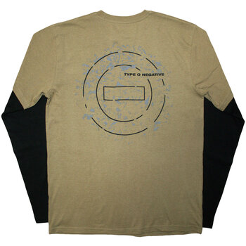 T-shirt Type O Negative Tree (Back Print Layered) Black & Green XL T-shirt - 2