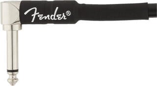 Cable de conexión Fender Professional Series  A/A Negro/Angulado - Angulado - 1