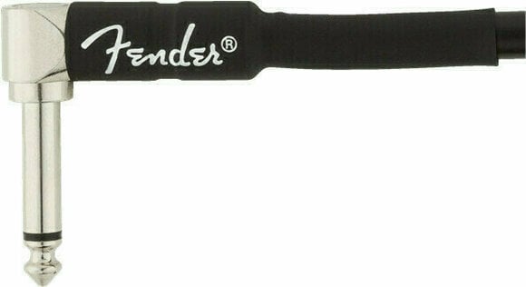 Καλώδιο Σύνδεσης, Patch Καλώδιο Fender Professional Series A/A Μαύρο χρώμα 15 cm Με γωνία - Με γωνία - 2
