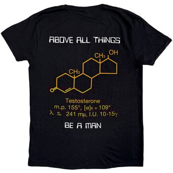 Shirt Type O Negative Be A Man (Back Print) Black 2XL Shirt - 2