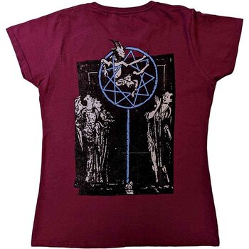 Koszulka Slipknot Goat Logo Demon (Back Print) Maroon Red L Damskie Koszulka - 2