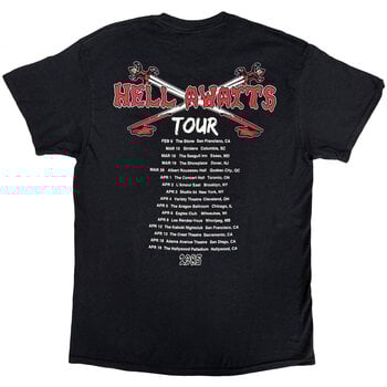 T-shirt Slayer Hell Awaits Tour (Back Print) Black M T-shirt - 2