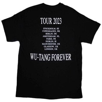 Tričko Wu-Tang Clan Tour '23 Wu-Tang Forever (Back Print & Ex-Tour) Black L Tričko - 2