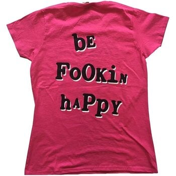 T-Shirt Yungblud Raver Smile (Back Print) Pink XL Ladies T-Shirt - 2