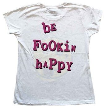 Tricou Yungblud Raver Smile (Back Print) White M Damă Tricou - 2