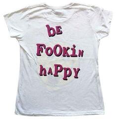 T-Shirt Yungblud Raver Smile (Back Print) White L Ladies T-Shirt - 1