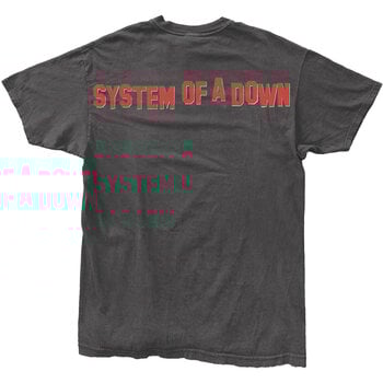 T-Shirt System of a Down Toxicity Stack (Back Print) Charcoal Grey 2XL T-Shirt - 2