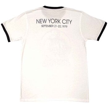 T-shirt Bruce Springsteen NYC (Back Print Ringer) White 2XL T-shirt - 2