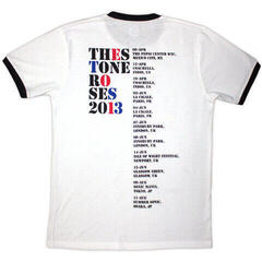 T-shirt The Stone Roses 2013 Tour Ringer (Back Print Ringer) White 2XL T-shirt - 1