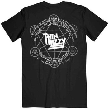 T-Shirt Thin Lizzy Angel of Death (Back Print) Black L T-Shirt - 2