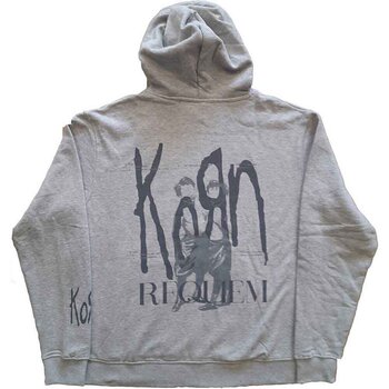 Hoodie Korn Requiem (Back Print) Grey XL Hoodie - 2