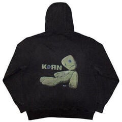Hoodie Korn Doll Issues (Back Print) Charcoal Grey M Hoodie - 1