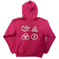 Hoodie Led Zeppelin Symbols (Back Print) - 1