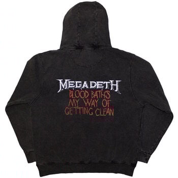 Hoodie Megadeth Black Friday (Back Print Stone Wash) Gri cărbune M Hoodie - 2