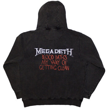 Hoodie Megadeth Black Friday (Back Print Stone Wash) Charcoal Grey 2XL Hoodie - 2