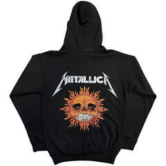 Толстовка з капюшоном Metallica Worn Pushead Flaming Skull (Back Print) - 1