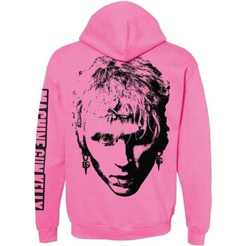 Hoodie Machine Gun Kelly Pink Face (Back & Sleeve Print) Pink M Hoodie - 2